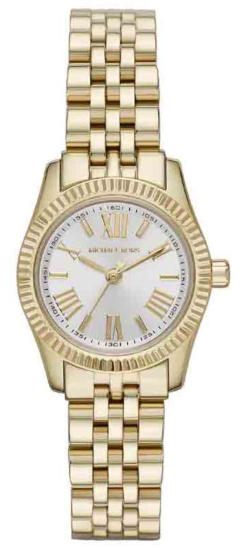 Michael Kors Lexington Quartz Silver Dial Gold Steel Strap Watch For Women - MK3229 Buy Now By Michael Kors