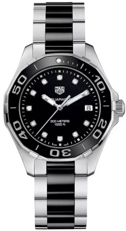 Shop Tag Heuer Aquaracer Black Dial Watch for Women - WAY131C.BA0913 in USA