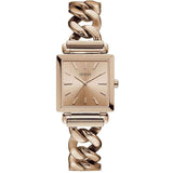 Shop Guess Vanity Rose Gold Dial Rose Gold Steel Strap Watch for Women - W1029L3 in USA