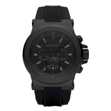 Shop Michael Kors Dylan Black Dial Black Rubber Strap Watch for Men - MK8152 in USA