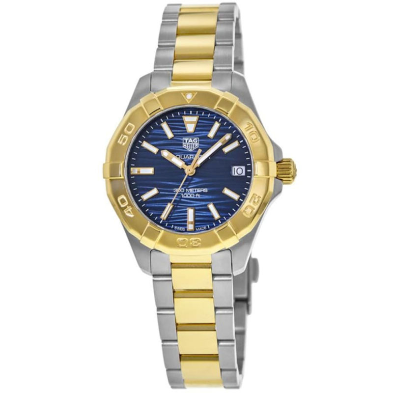 Shop Tag Heuer Aquaracer Blue Dial Watch for Women - WBD1325.BB0320 in USA