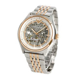 Emporio Armani Meccanico White Dial Two Tone Stainless Steel Watch For Men - AR60002 Buy Now By Emporio Armani