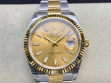Shop Rolex Datejust 41 Champagne Dial Two Tone Oystersteel & Gold Strap Watch for Men - M126333-0009 in USA