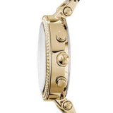 Michael Kors Parker Chronograph Green Dial Gold Steel Strap Watch for Women - MK6263 Buy Now By Michael Kors