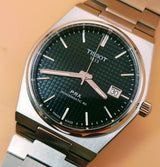 Tissot PRX Powermatic 80 Green Dial Silver Steel Strap Watch For Men - T137.407.11.091.00 Buy Now By Tissot
