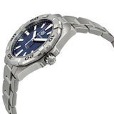 Tag Heuer Aquaracer Blue Dial Silver Steel Strap Watch for Men - WBD1112.BA0928