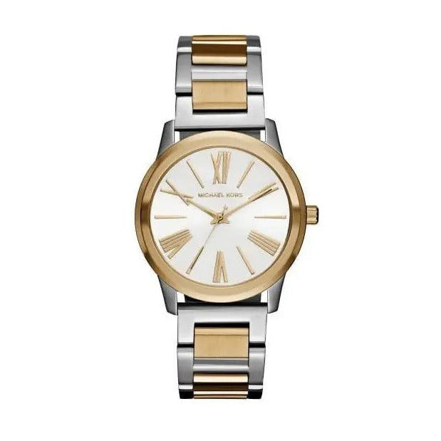 Michael Kors Hartman Quartz White Dial Two Tone Steel Strap Watch For Women - MK3521 Buy Now By Michael Kors