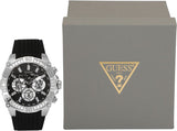 Guess Trophy Multifunction Black Dial Black Rubber Strap Watch for Men - GW0333G1 Buy Now By Guess