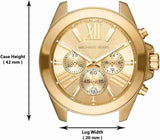 Michael Kors Wren Chronograph Gold Dial Gold Steel Strap Watch for Women - MK6952 Buy Now By Michael Kors