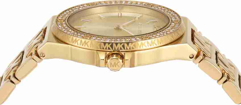Michael Kors Lennox Three-Hand Gold Dial Gold Steel Strap Watch For Women - MK7339 Buy Now By Michael Kors