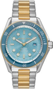 Michael Kors Maritime Three-Hand Blue Dial Two Tone Steel Strap Watch for Men - MK9169 Buy Now By Michael Kors