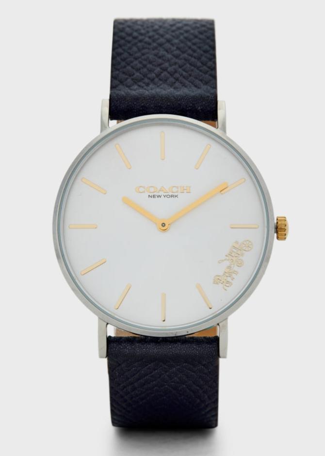 Coach Perry White Dial Blue Leather Strap Watch for Women - 14503156 Buy Now By Coach