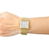 Guess White Dial Gold Mesh Bracelet Watch For Women - W0826L2 Buy Now By Guess