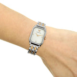 Emporio Armani Gianni T Bar Mother of Pearl Dial Two Tone Steel Strap Watch For Women - AR11146 Buy Now By Emporio Armani