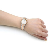 Daniel Wellington Iconic Link White Dial Two Tone Steel Strap Watch For Women - DW00100359 Buy Now By Daniel Wellington