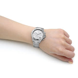 Hugo Boss Novia Chronograph Silver Dial Silver Steel Strap Watch for Women - 1502616 Buy Now By Hugo Boss