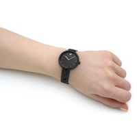 Shop Swarovski Cosmopolitan PVD Black Dial Black Steel Strap Watch for Women - 5547646 in USA