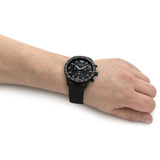 Emporio Armani Mario Chronograph Quartz Black Dial Black Nylon Strap Watch For Men - AR11453 Buy Now By Emporio Armani