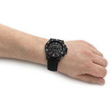 Michael Kors Everest Chronograph Black Dial Black Leather Strap Watch For Men - MK9053 Buy Now By Michael Kors