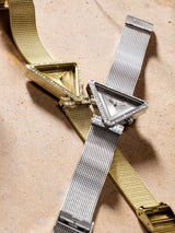Guess Fame Diamonds Silver Dial Silver Mesh Bracelet Watch for Women - GW0508L1 Buy Now By Guess