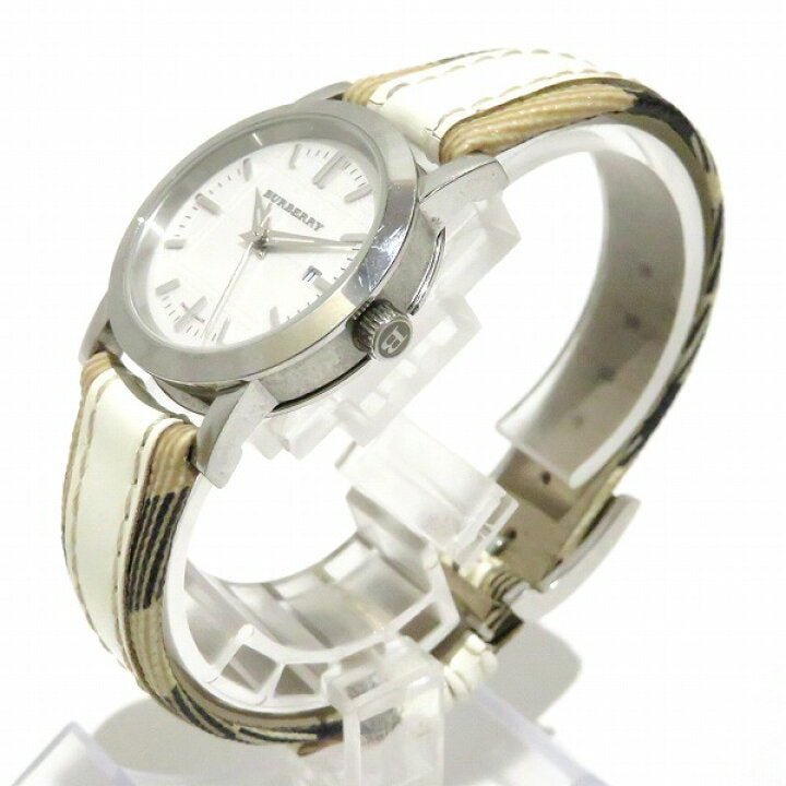 Burberry Heritage Nova Heritage White Dial Leather Strap Watch for Women - BU1395 Buy Now By Burberry
