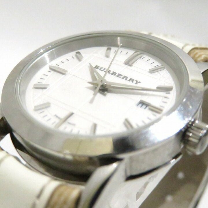 Burberry Heritage Nova Heritage White Dial Leather Strap Watch for Women - BU1395 Buy Now By Burberry
