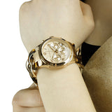 Michael Kors Runway Gold Dial Two Tone Steel Strap Watch for Women - MK4222 Buy Now By Michael Kors