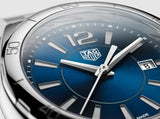 Shop Tag Heuer Formula 1 Quartz Blue Dial Blue Leather Strap Watch for Women - WBJ1412.FC8233 in USA