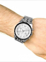Emporio Armani Sportivo Chronograph Silver Dial Silver Steel Strap Watch For Men - AR6073 Buy Now By Emporio Armani