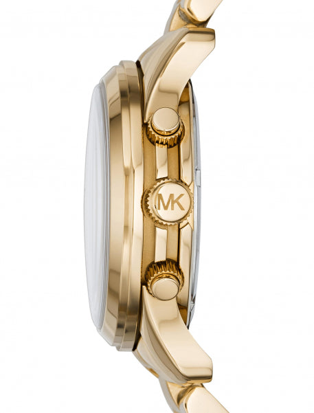 Michael Kors Runway Iridescent Pink Dial Gold Steel Strap Watch for Women - MK5939 Buy Now By Michael Kors