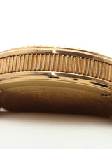 Versace V Metal Icon Gold Dial Black & Gold Strap Watch for Women - VLC030014 Buy Now By Versace