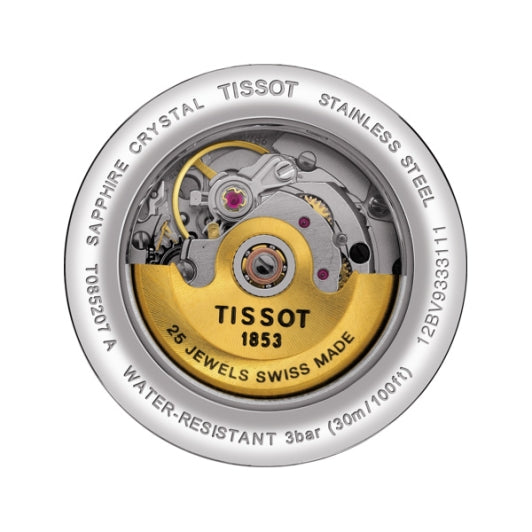 Tissot T Classic Carson White Dial Brown Leather Strap Watch For Women - T085.207.36.013.00 Buy Now By Tissot