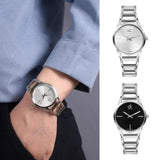 Calvin Klein Stately Silver Dial Silver Steel Strap Watch for Women - K3G23128 Buy Now By Calvin Klein