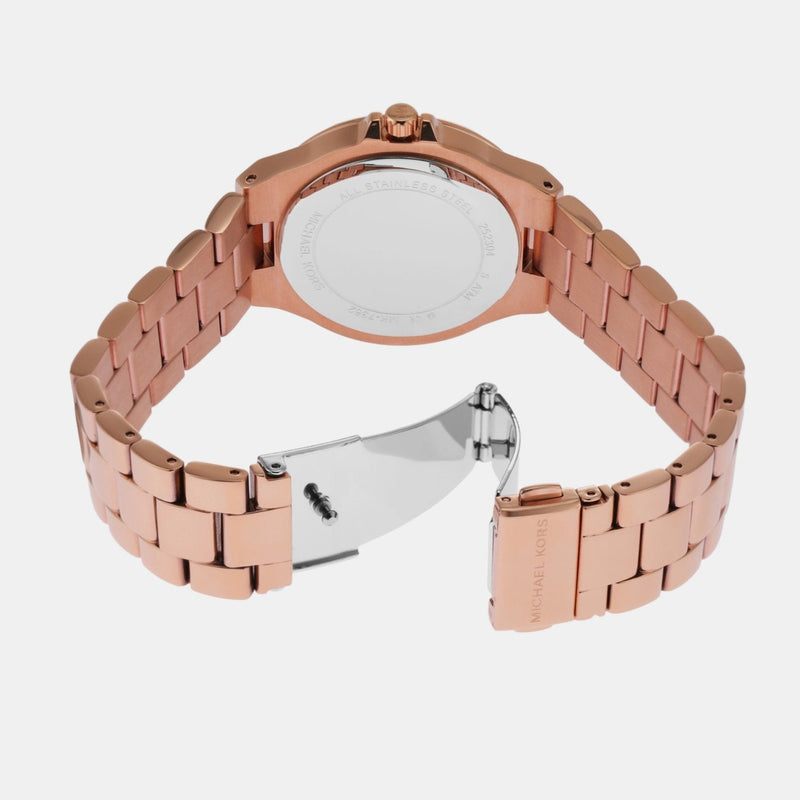 Michael Kors Lennox Three-Hand Silver Dial Rose Gold Steel Strap Watch For Women - MK7362 Buy Now By Michael Kors