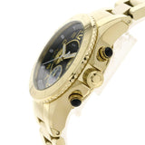 Marc Jacobs Rock Chronograph Black Dial Gold Steel Strap Watch for Women - MBM3253 Buy Now By Marc Jacobs