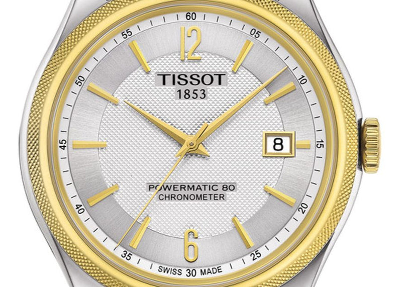Tissot Ballade Powermatic 80 Chronometer Silver Dial Two Tone Steel Strap Watch For Men - T108.408.22.037.00 Buy Now By Tissot