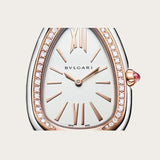 Bvlgari Serpenti Seduttori Diamonds Silver Dial Two Tone Steel Strap Watch for Women - SERPENTI103274