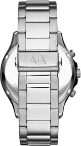 Armani Exchange Hampton Chronograph Black Dial Silver Steel Strap Watch For Men - AX2152 Buy Now By Armani Exchange