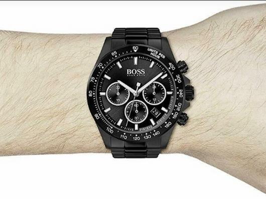 Hugo Boss Hero Black Dial Black Steel Strap Watch for Men - 1513754 Buy Now By Hugo Boss