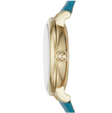 Marc Jacobs Roxy Silver Dial Green Leather Strap Watch for Women - MJ1633 Buy Now By Marc Jacobs