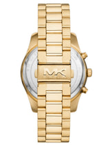 Michael Kors Lexington Chronograph Blue Dial Gold Steel Strap Watch for Men - MK9153 Buy Now By Michael Kors