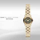 Marc Jacobs Amy Mother of Pearl Black Dial Gold Steel Strap Watch for Women - MBM3275 Buy Now By Marc Jacobs