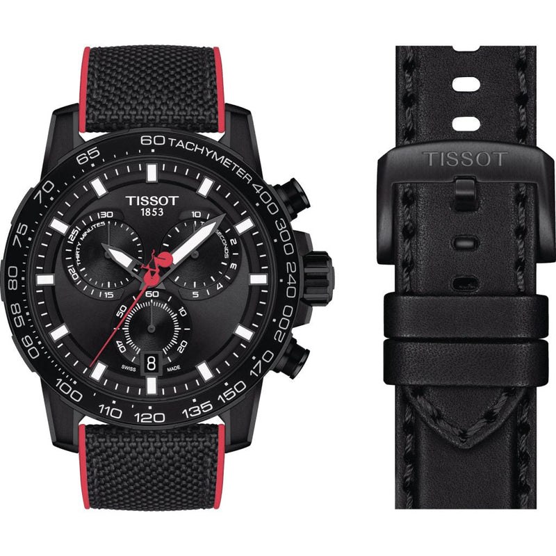 Tissot Supersport Chrono Giro D'Italia Black Dial Black Nylon Strap Watch for Men - T125.617.37.051.00 Buy Now By Tissot