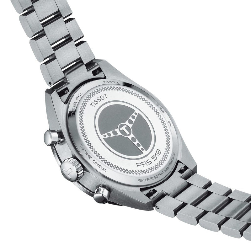 Tissot PRS 516 Chronograph Blue Dial Blue Steel Strap Watch for Men - T131.617.11.042.00 Buy Now By Tissot