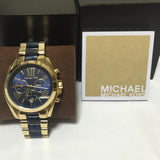 Michael Kors Bradshaw Navy Blue Dial Two Tone Steel Strap Watch for Women - MK6268 Buy Now By Michael Kors