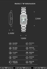 Emporio Armani Empire Mother of Pearl Dial Silver Steel Strap Watch For Women - AR11625 Buy Now By Emporio Armani