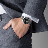 Tag Heuer Aquaracer Black Dial Silver Steel Strap Watch for Men - WAY111A.BA0928 Buy Now By Tag Heuer