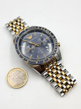 Emporio Armani Tazio Chronograph Blue Dial Two Tone Stainless Steel Watch For Men - AR6088 Buy Now By Emporio Armani