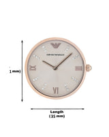 Emporio Armani T-Bar Gianni Rose Gold Dial Rose Gold Steel Strap Watch For Women - AR11059 Buy Now By Emporio Armani