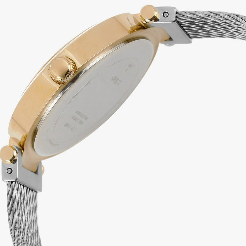 Guess Soho Diamonds Silver Dial Silver Mesh Bracelet Watch for Women - W0638L7 Buy Now By Guess